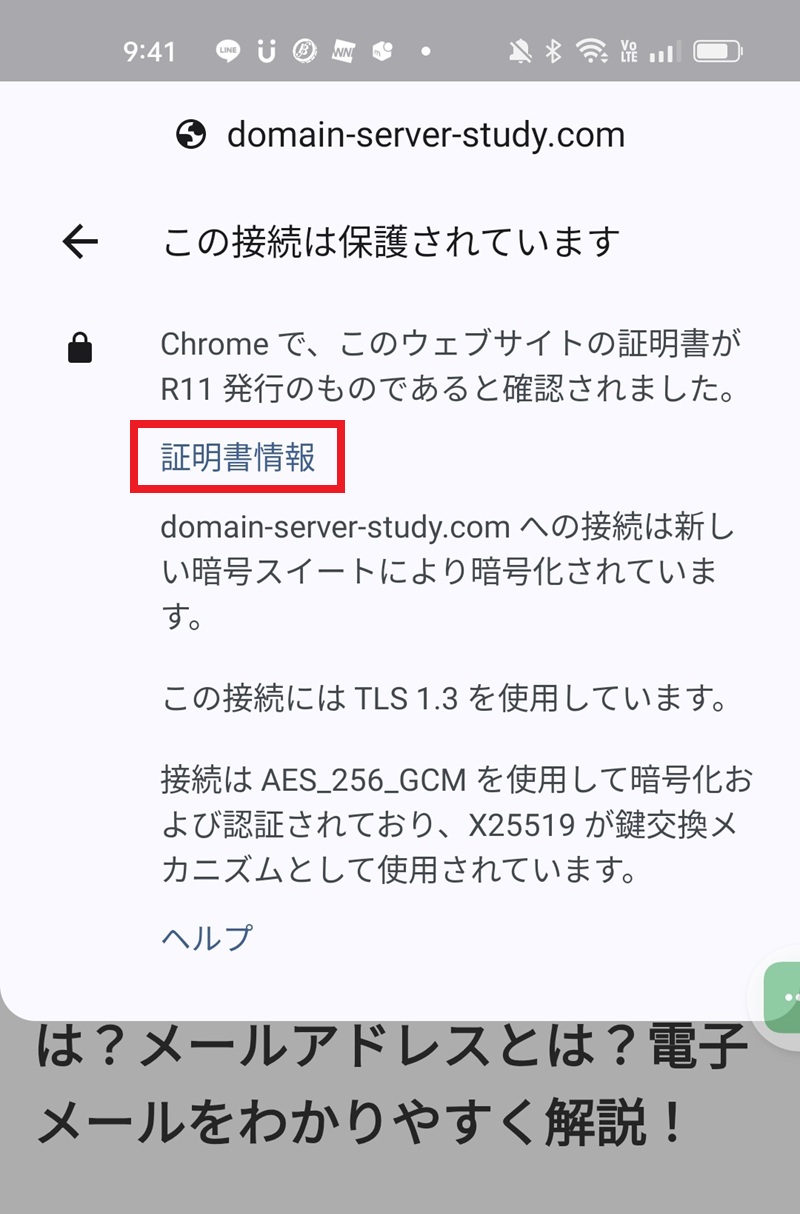 スマホ https 確認